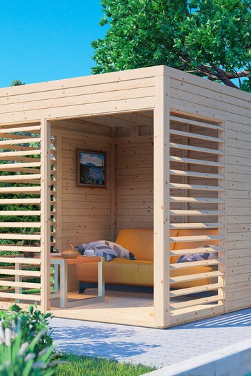 Rowlinson Natural Bertilo Garden Lounge Summerhouse