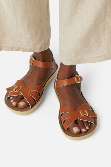 Salt-Water Sandals Brown Boardwalk Waterproof Sandals