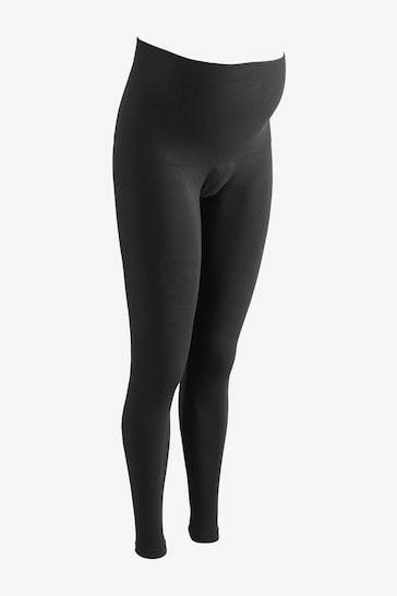 Seraphine Seamless Post-Maternity Black Leggings