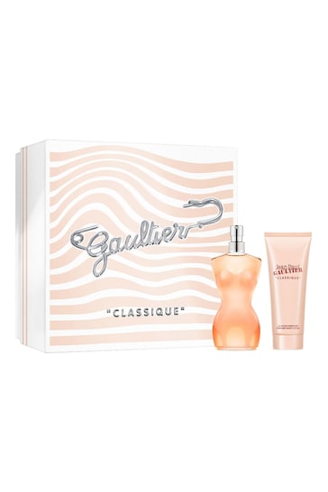 Jean Paul Gaultier Classique Eau de Toilette 50 ml and Perfumed Body Lotion 75 ml Gift Set