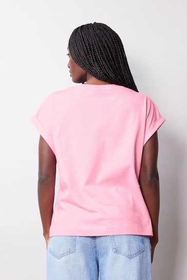 Albaray Pink Roll Back T-Shirt