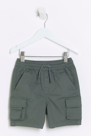 River Island Green Mini Boys Shorts