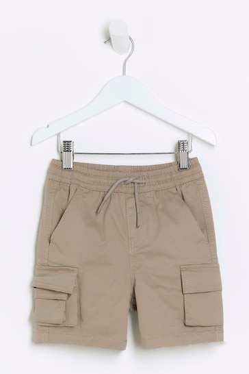 River Island Natural Mini Boys Shorts