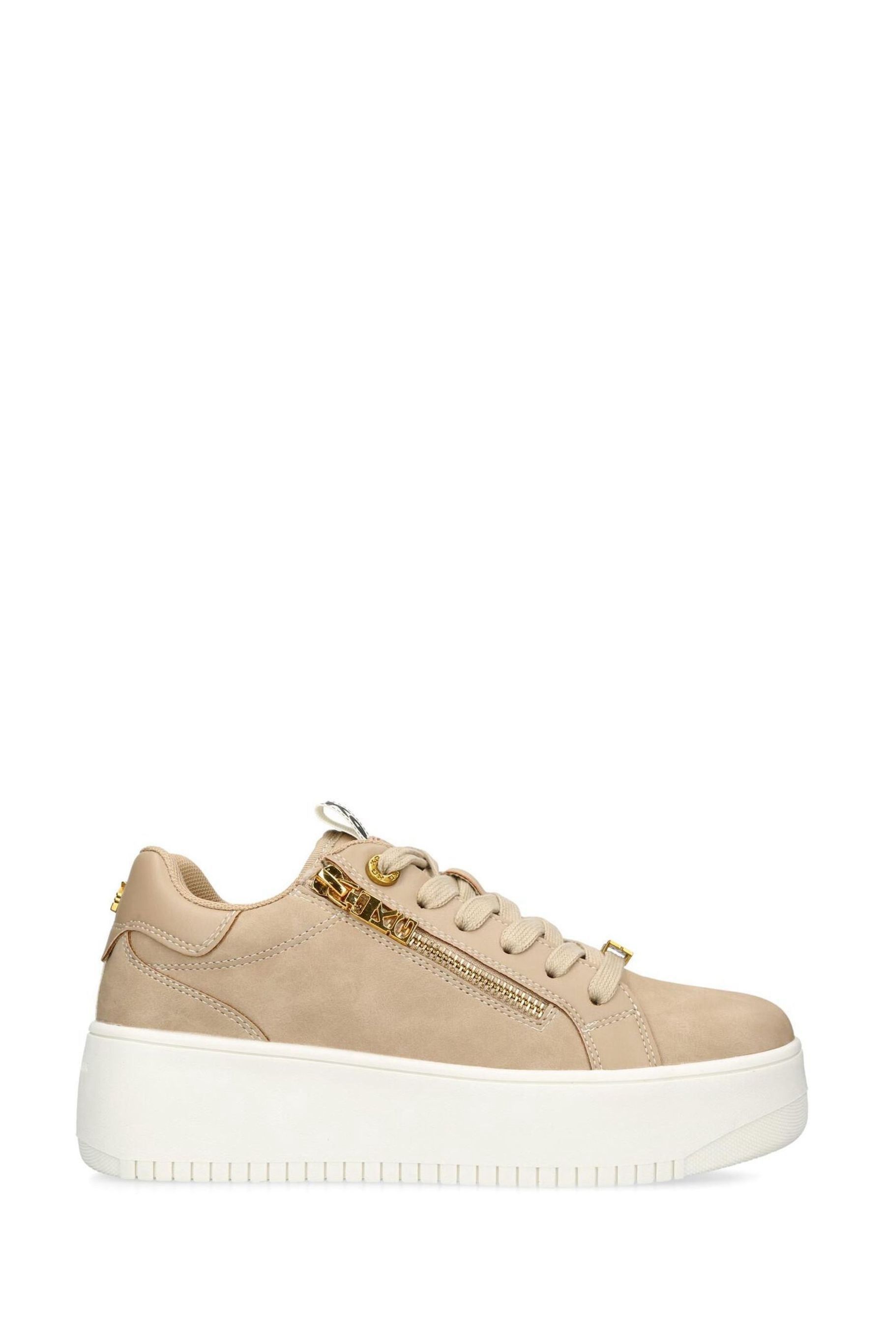 Kurt geiger animal print trainers clearance