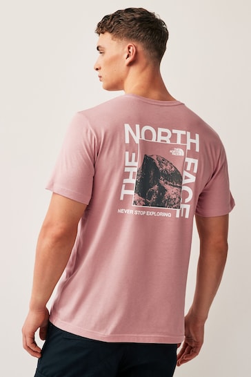 The North Face Rose Pink Half Dome Graphic Print T-Shirt