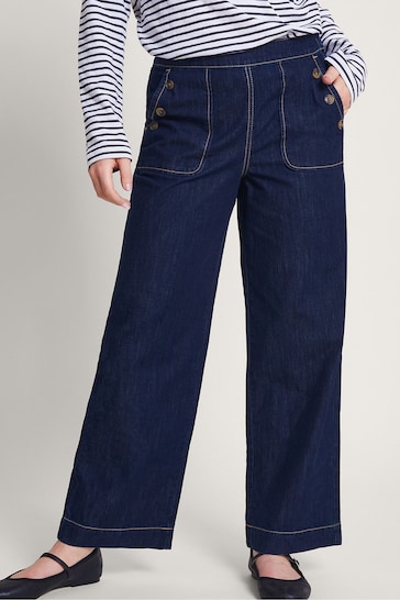 Monsoon Blue Harper Regular Length Crop Jeans