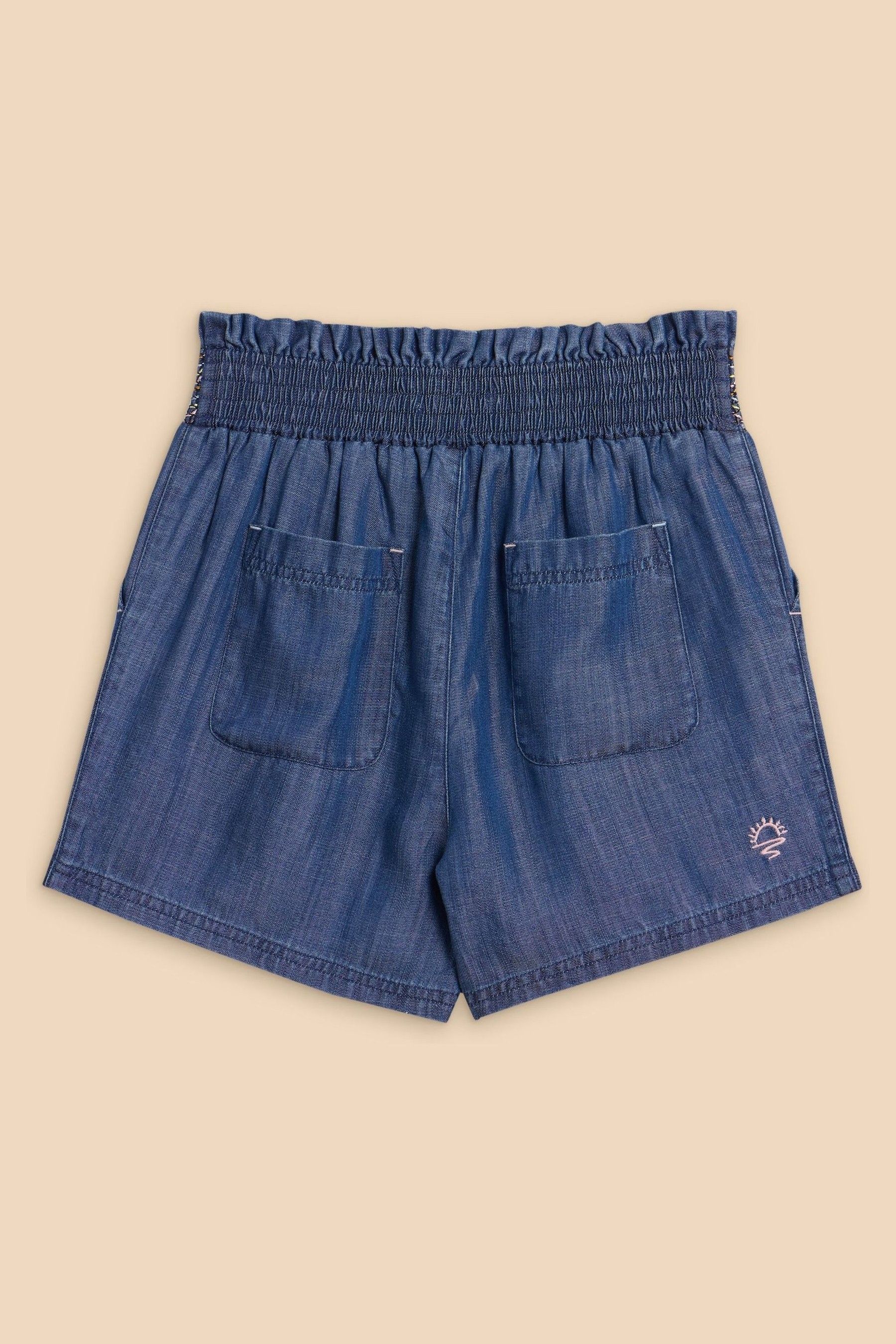 White Stuff Blue Denim Shorts