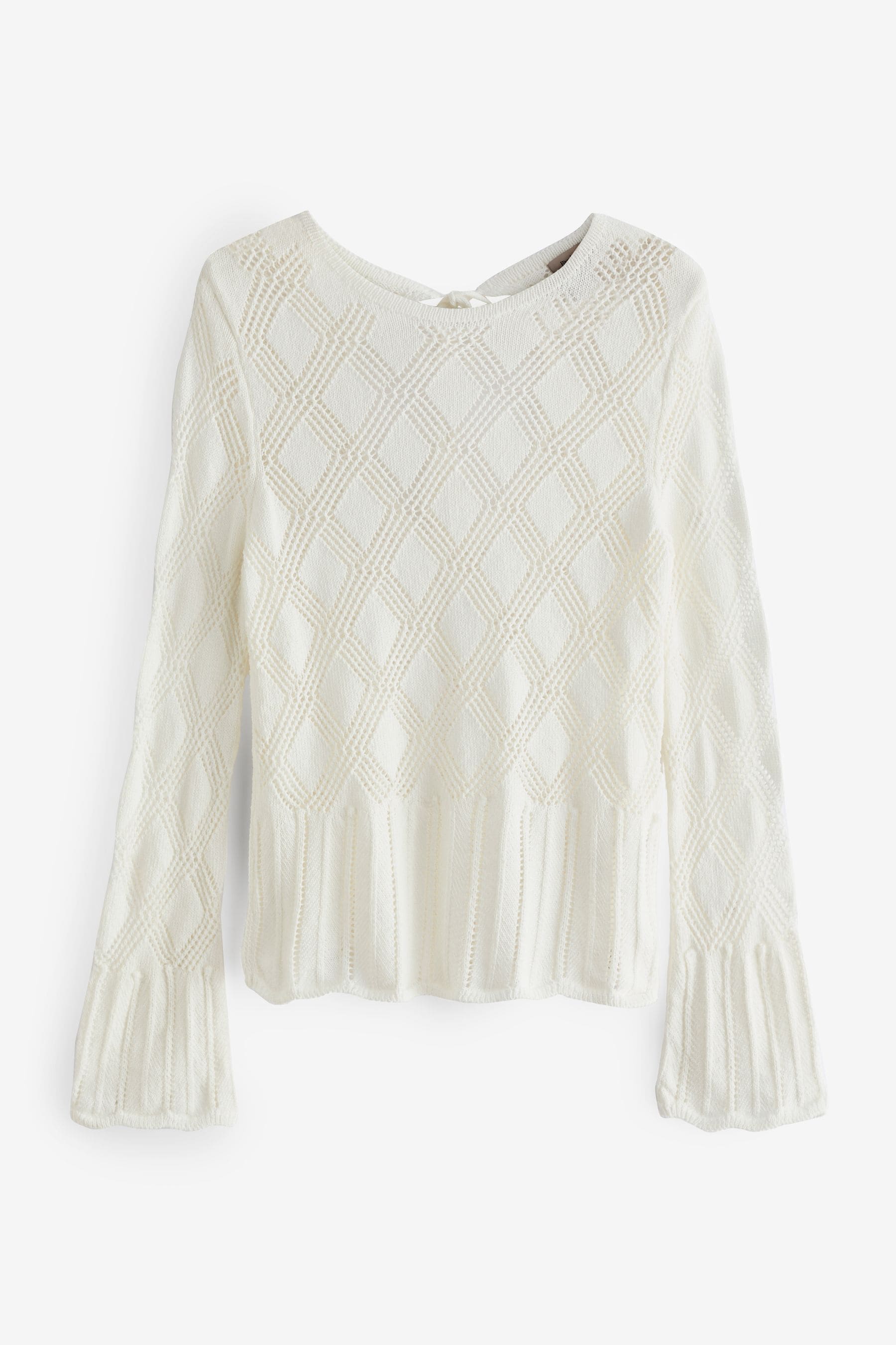 River island white crochet top hot sale