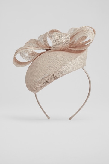LK Bennett Elowen Mesh Bow Detail Fascinator Hat