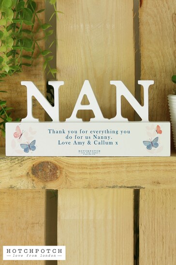 Personalised Butterfly Nan Ornament by PMC