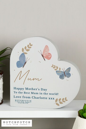Personalised Butterfly Heart Ornament by PMC