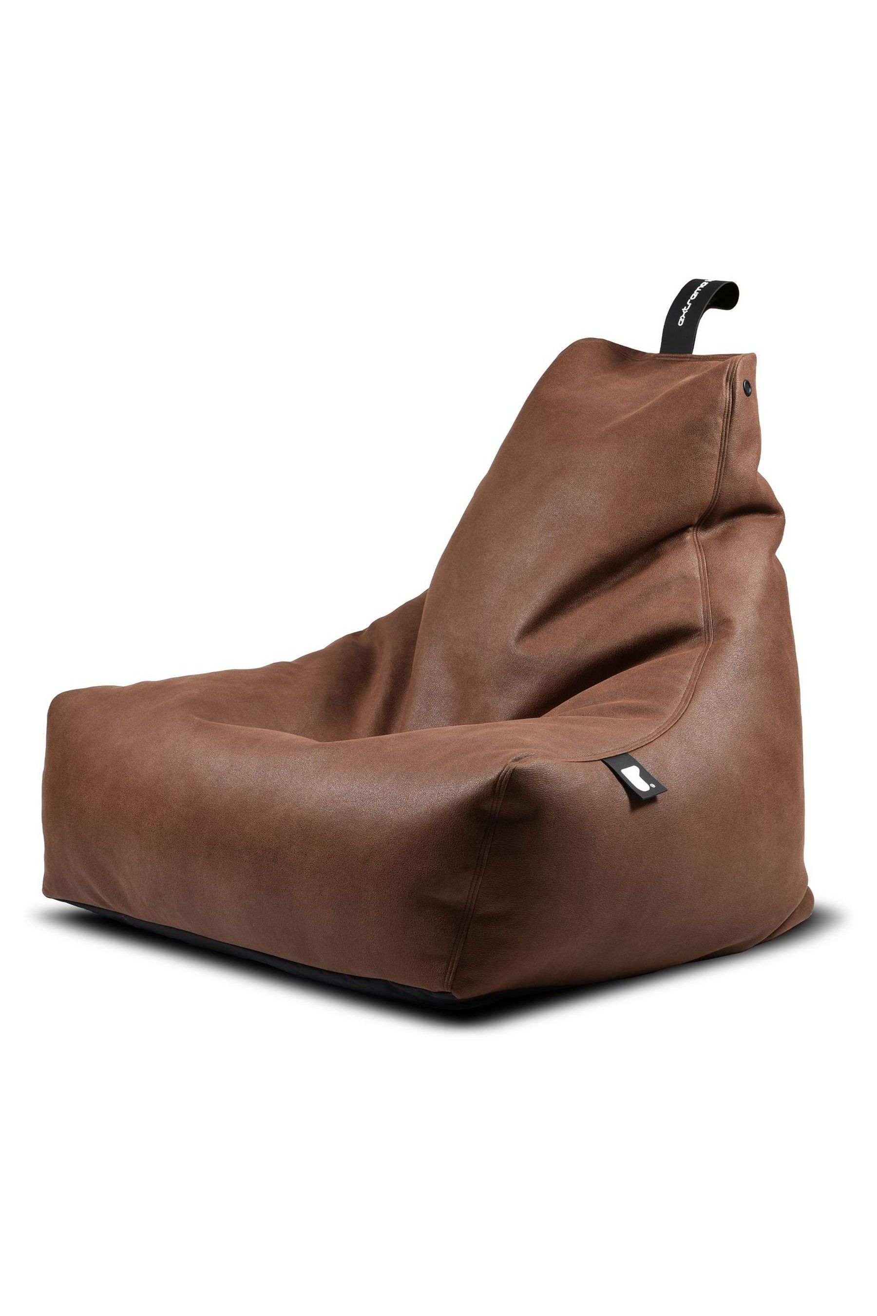Buy Extreme Lounging Chestnut Mighty B Luxury Indoor Faux Leather Bean Bag from the Next UK online shop