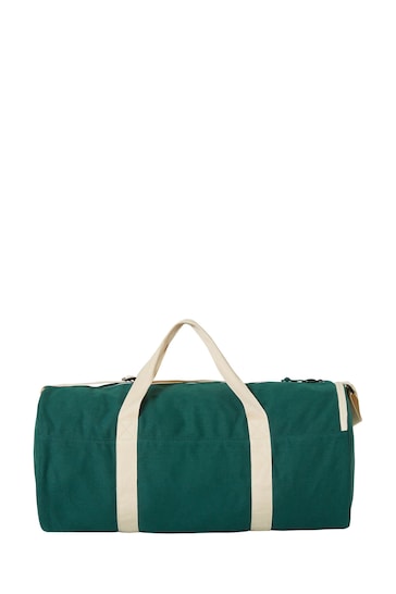 New Balance Green Canvas Duffel Bag