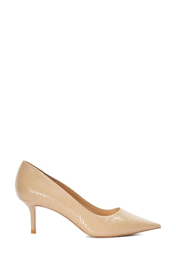 Dune London Absolute Mid Heel Pointed Courts