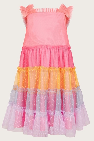 Rainbow Dobby Dress