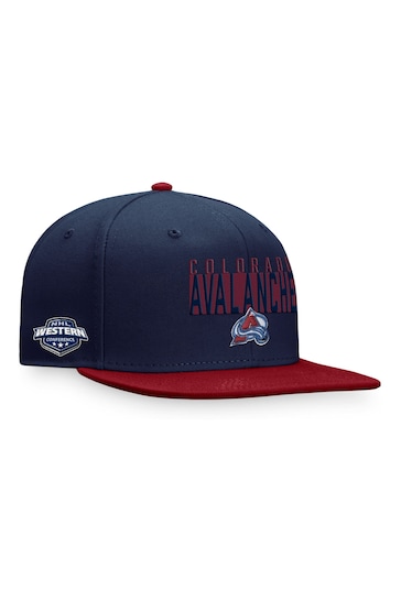 Fanatics Blue NHL Colourado Avalanche Fundamental Colour Blocked Snapback Cap