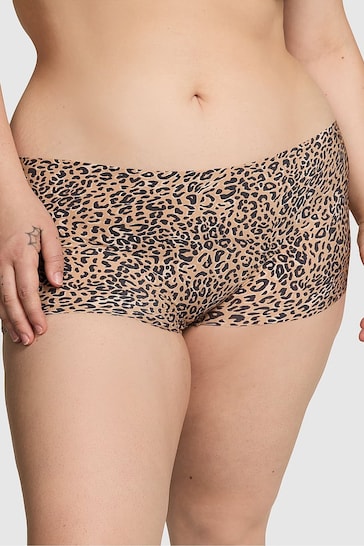 Victoria's Secret PINK Leopard Brown Short Knickers