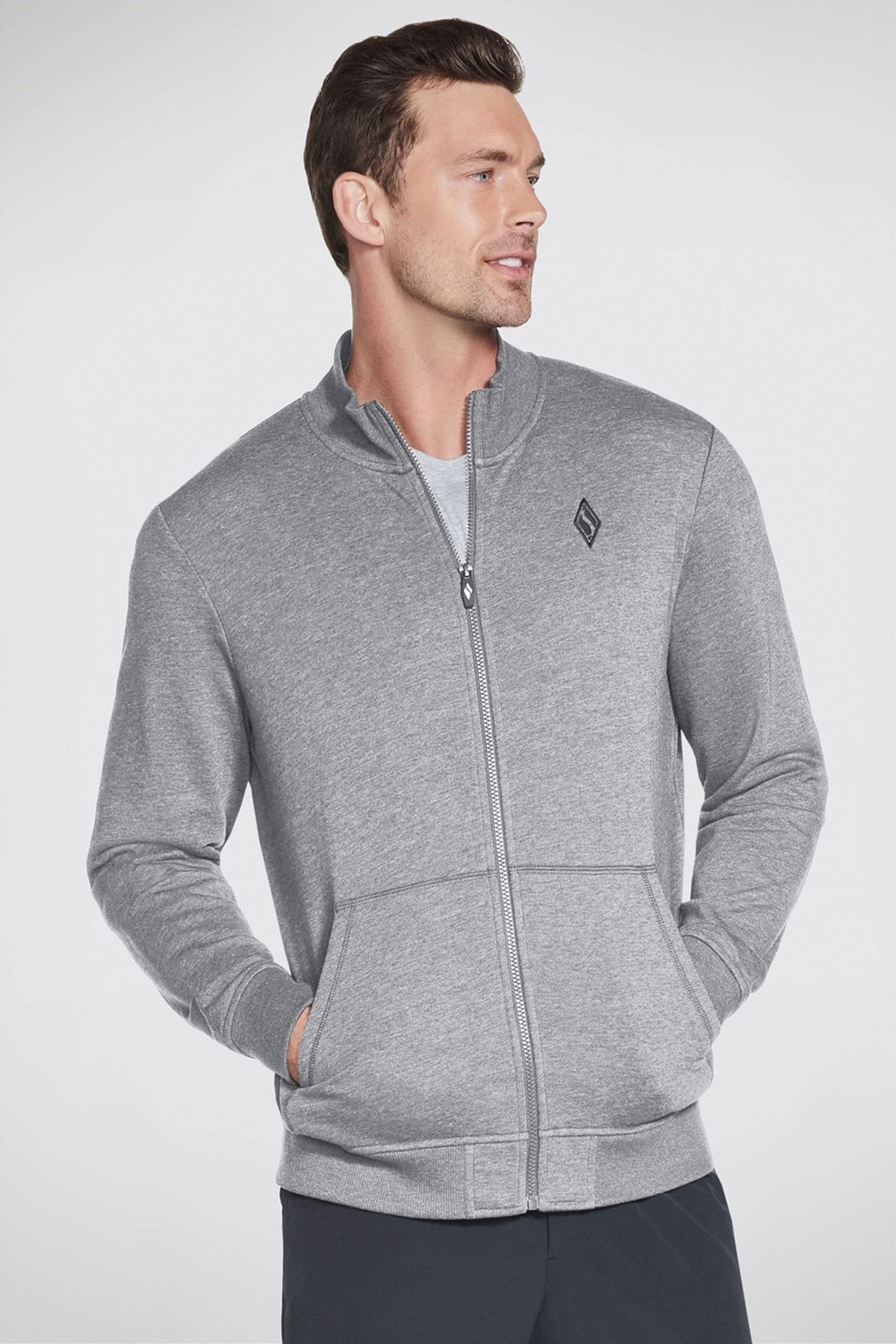 Skechers jacket store grey