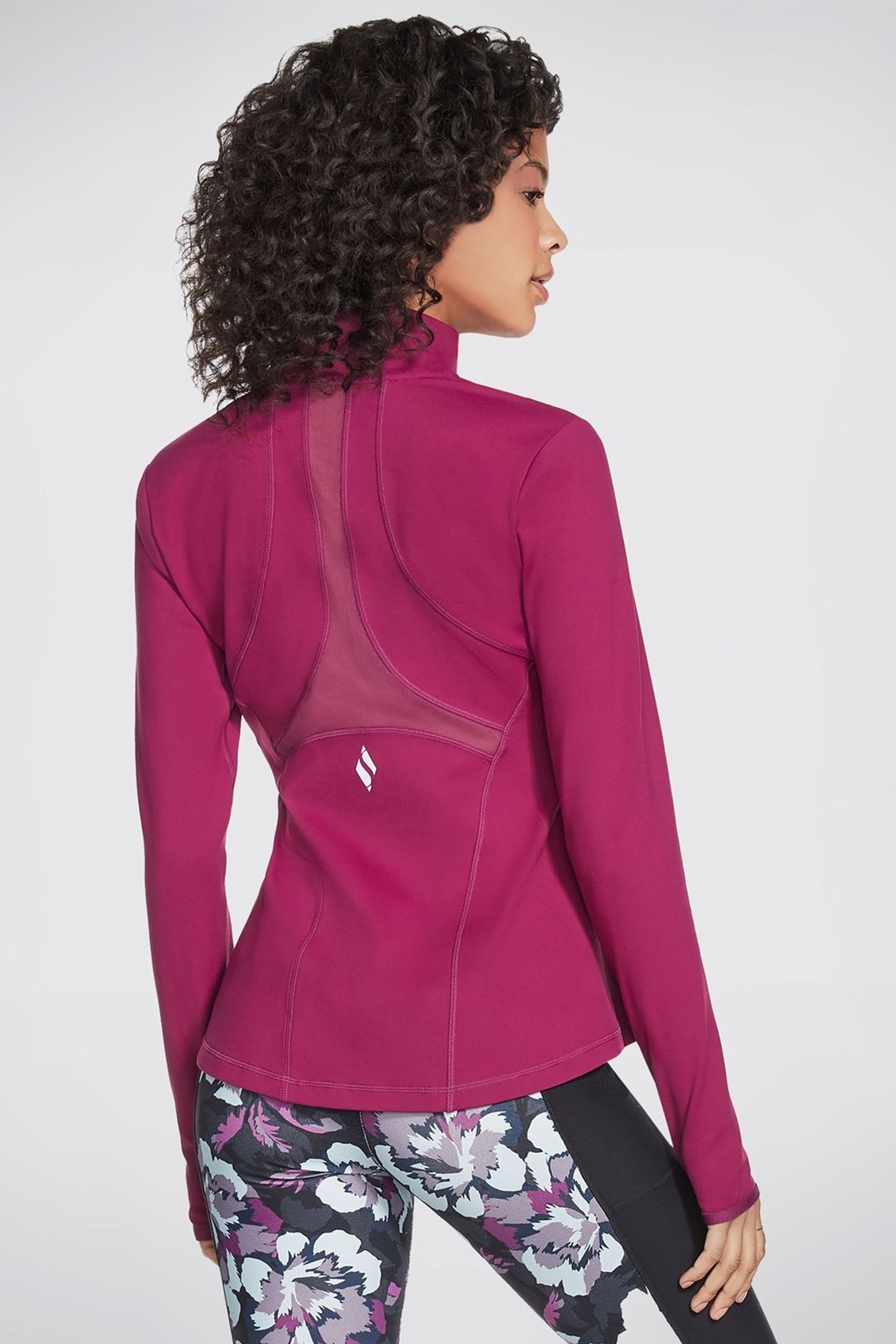 Skechers jacket mens pink deals