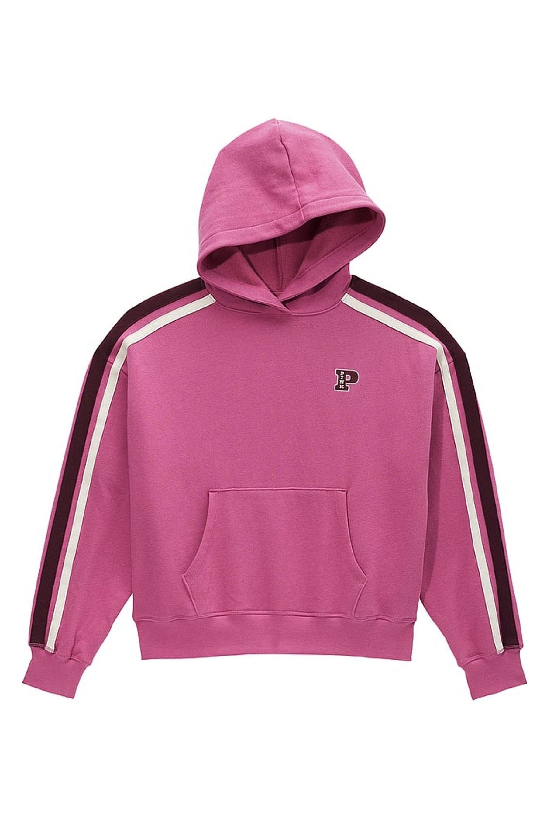 Victoria s Secret PINK Pink Violet Pullover Fleece Hoodie