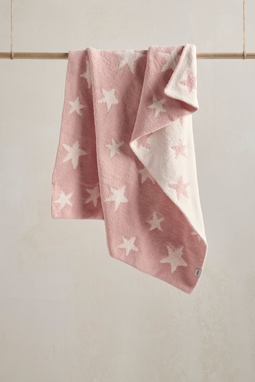 Mamas & Papas Pink Chenille Blanket