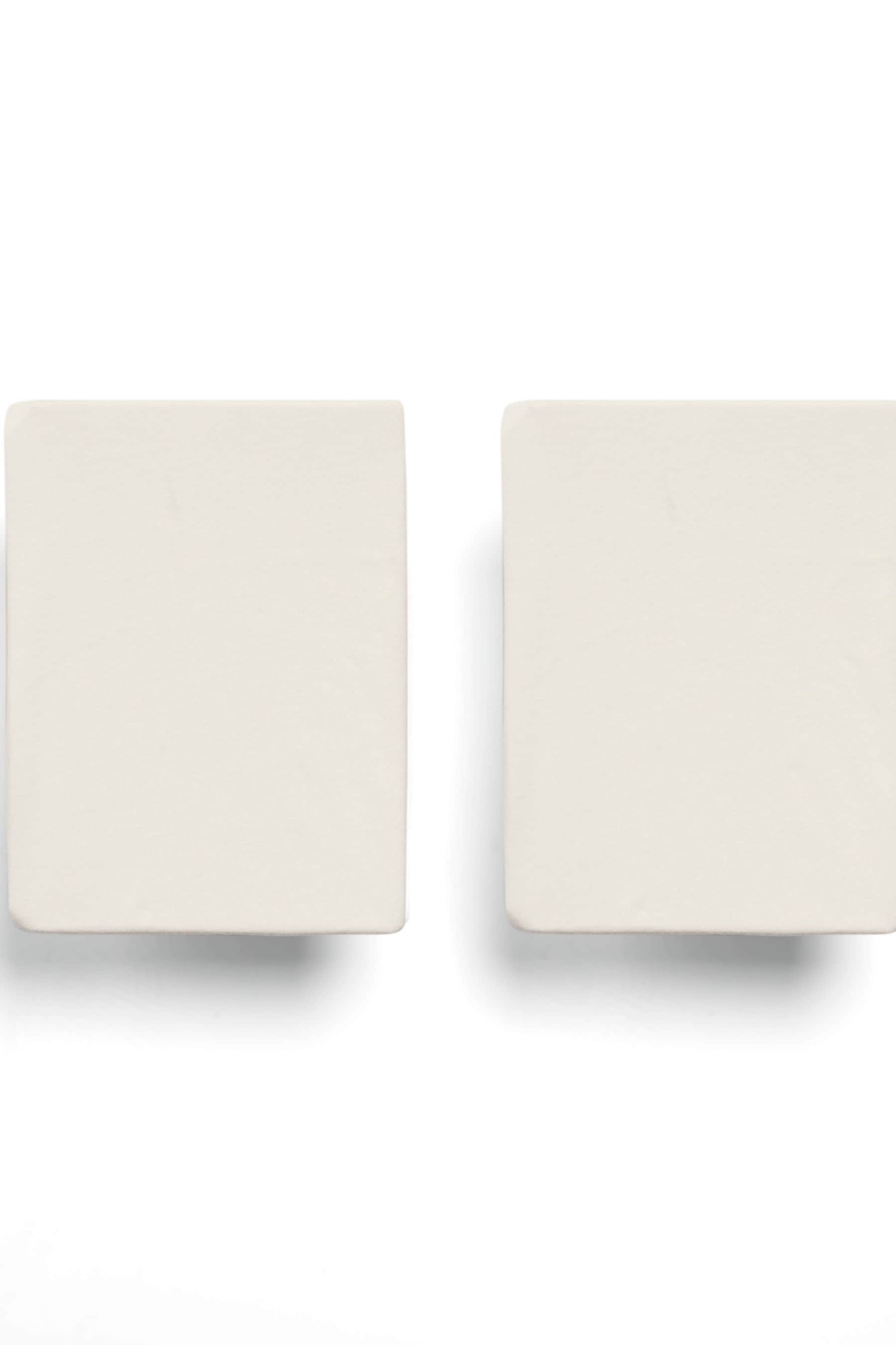 Buy Mamas Papas Cream Moses Basket Fitted Sheets 2 Pack from the