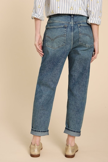 White Stuff Blue Tilly Tapered Jeans
