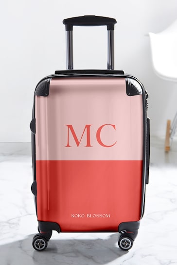Personalised Blush  Watermelon  Suitcase by Koko Blossom