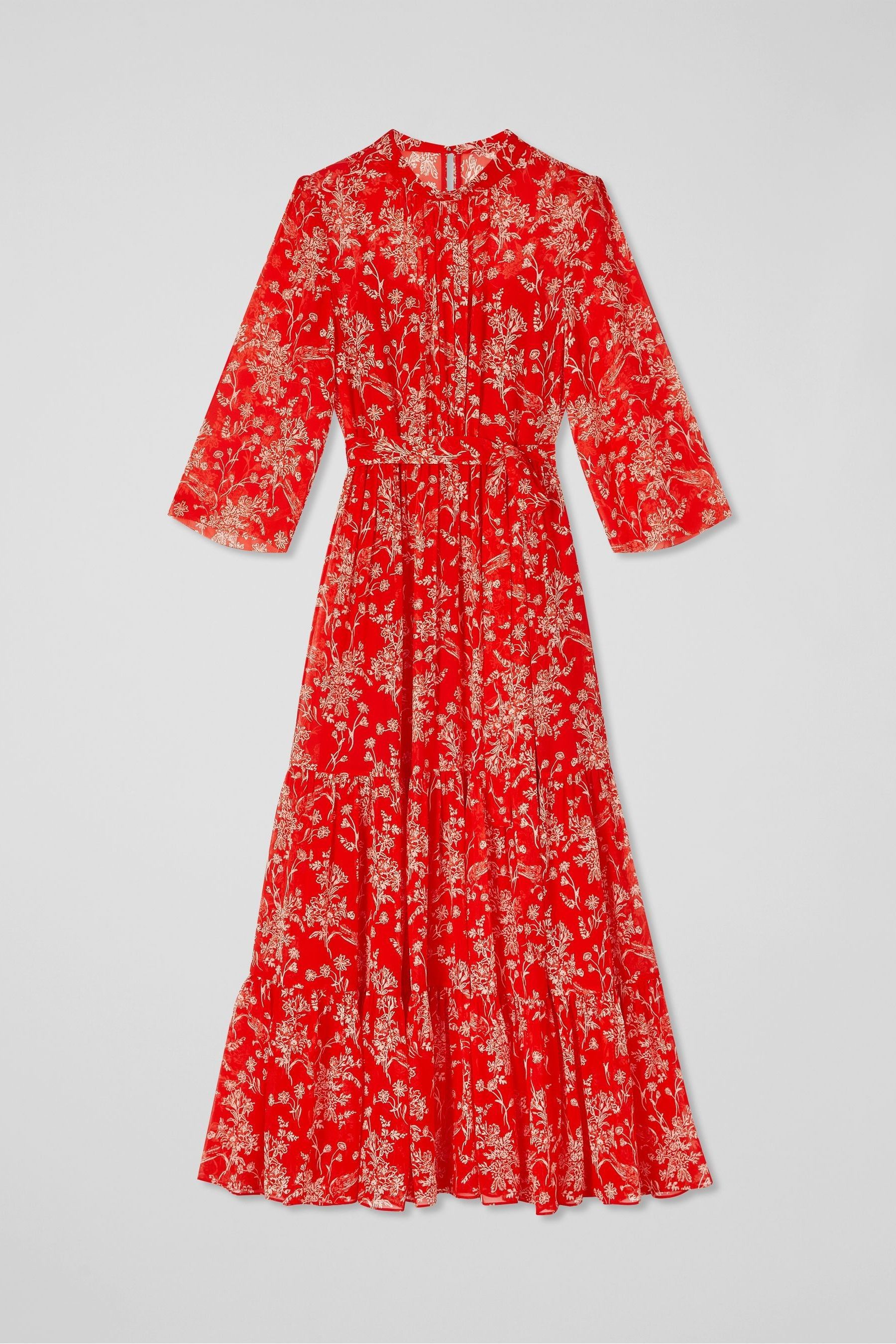 Red and cream dress hotsell