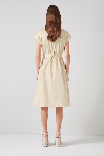 LK Bennett Ivy Organic Cotton Utility-Style Shirt Dress