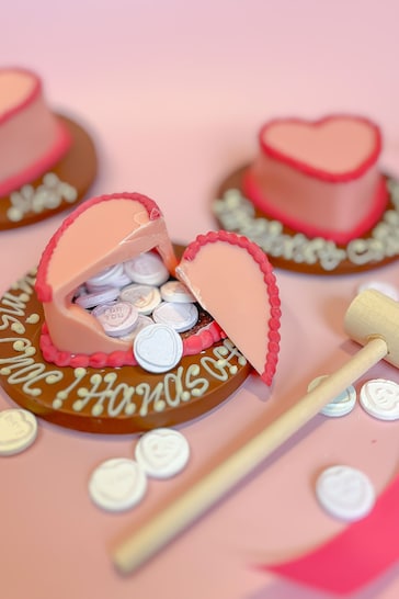 Personalised Chocolate Pink Love Heart by Sweet Trees