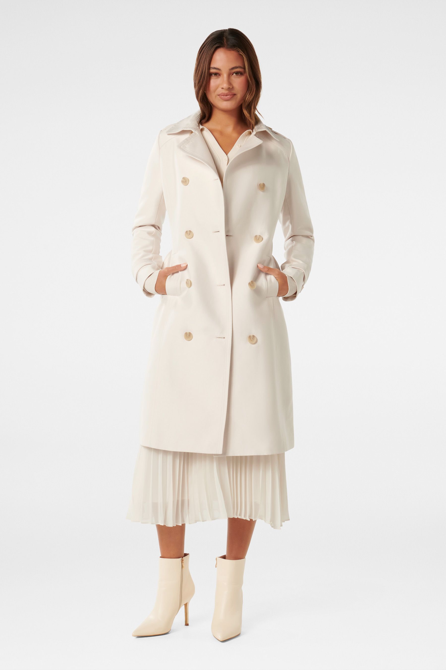 Cream mac coat on sale