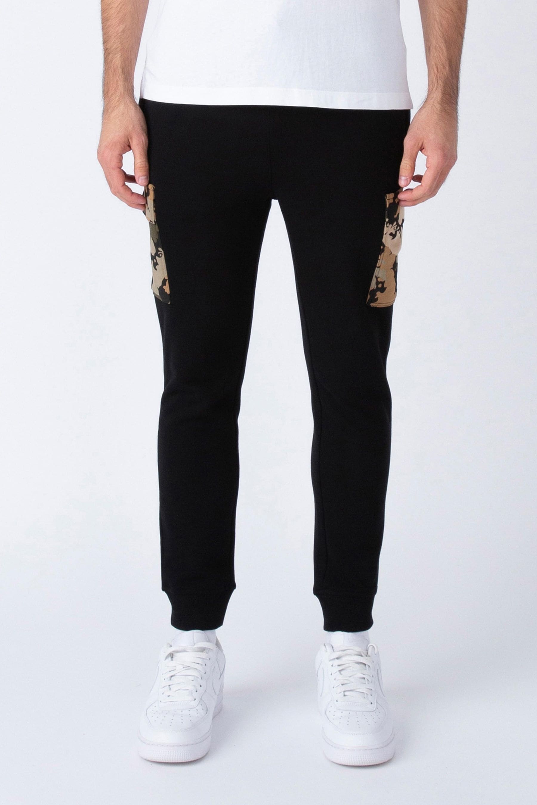 Buy Luke 1977 Disruptive Black Joggers from the Next UK online shop