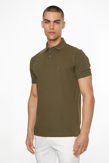 Tommy Hilfiger Khaki Green1985 Regular Polo T-Shirt