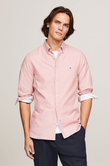 Tommy Hilfiger Pink Flex Dobby Shirt