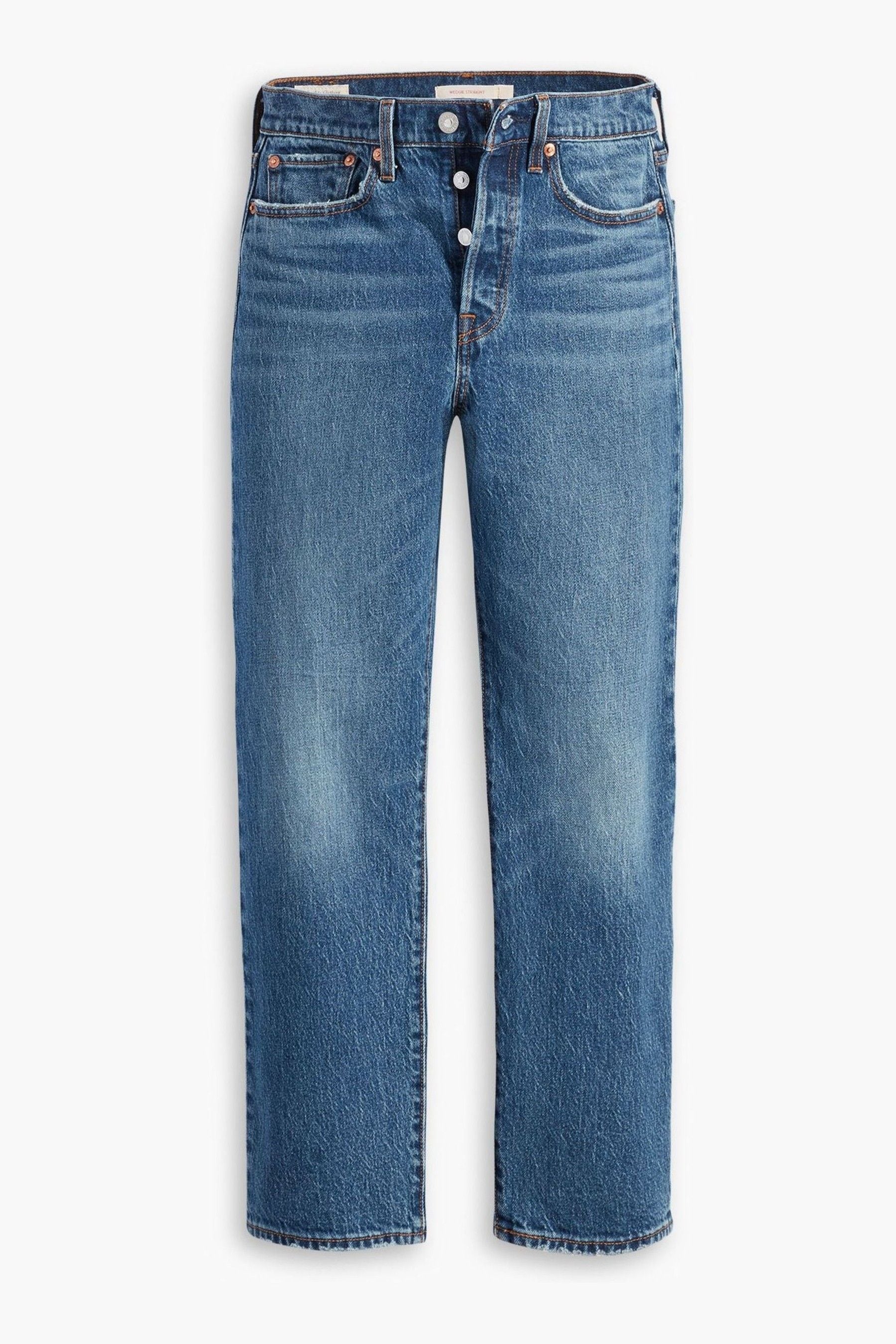 Levi's blue wedgie straight jeans sale