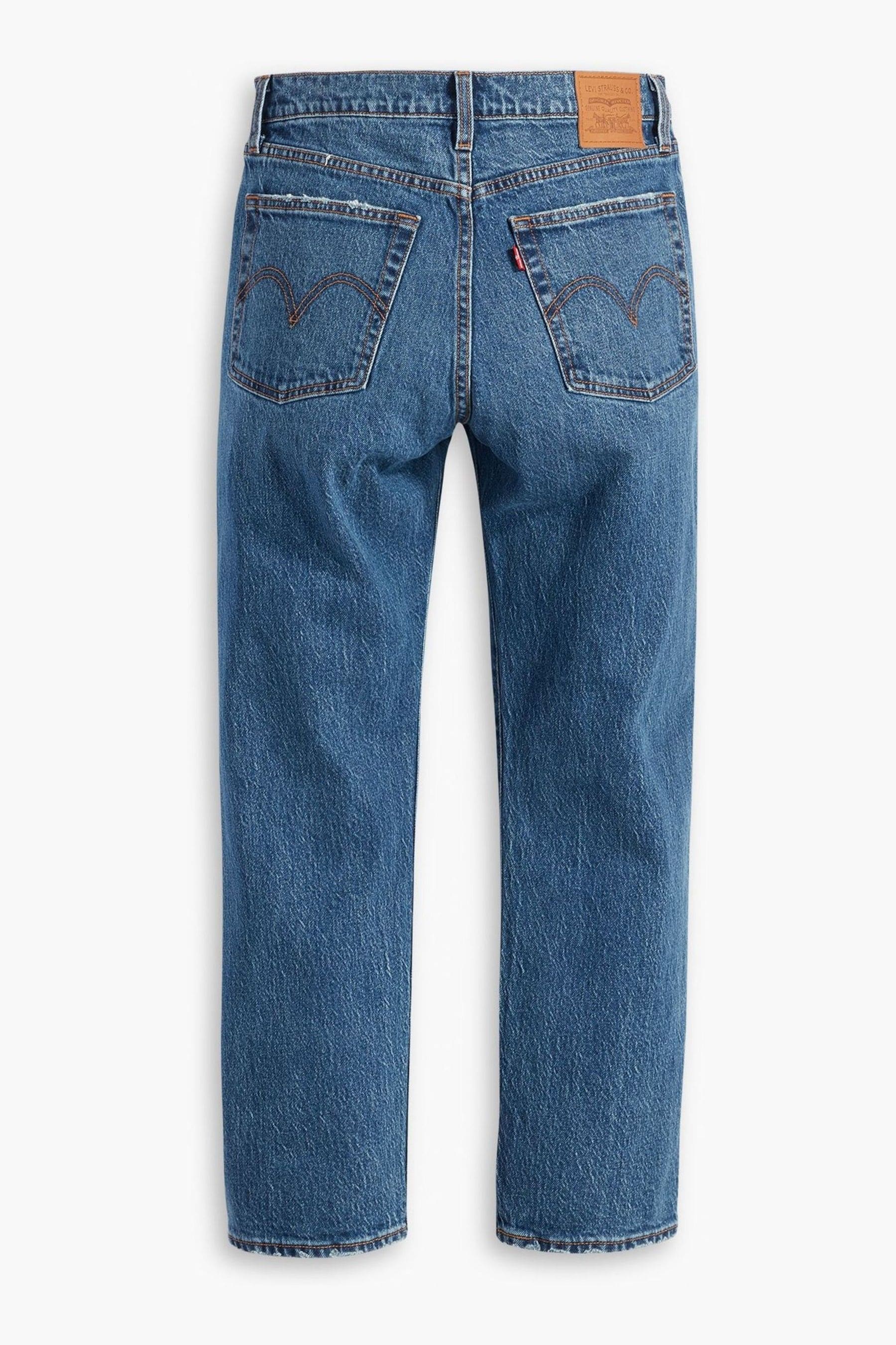Levi's blue hotsell wedgie straight jeans