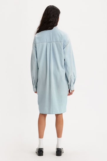 Levi's® Blue Nola Shirt Dress