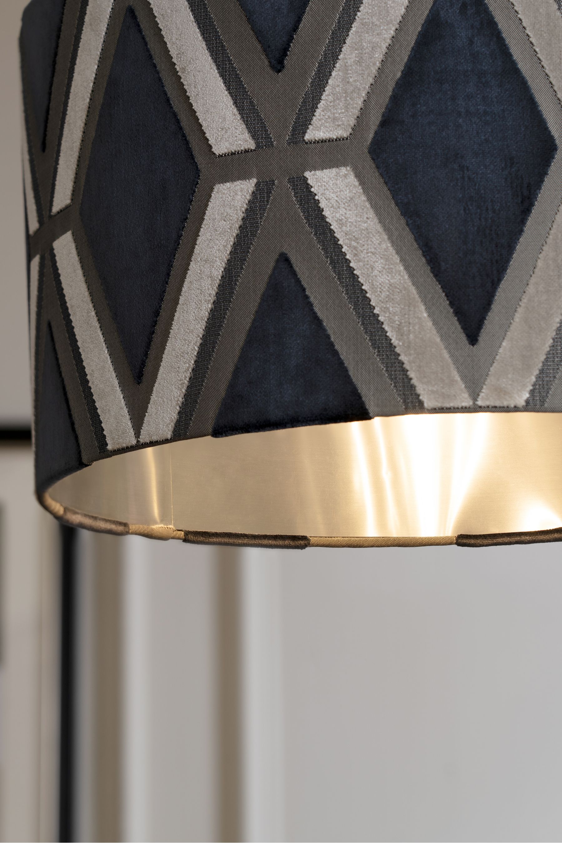 Navy and sales silver light shade