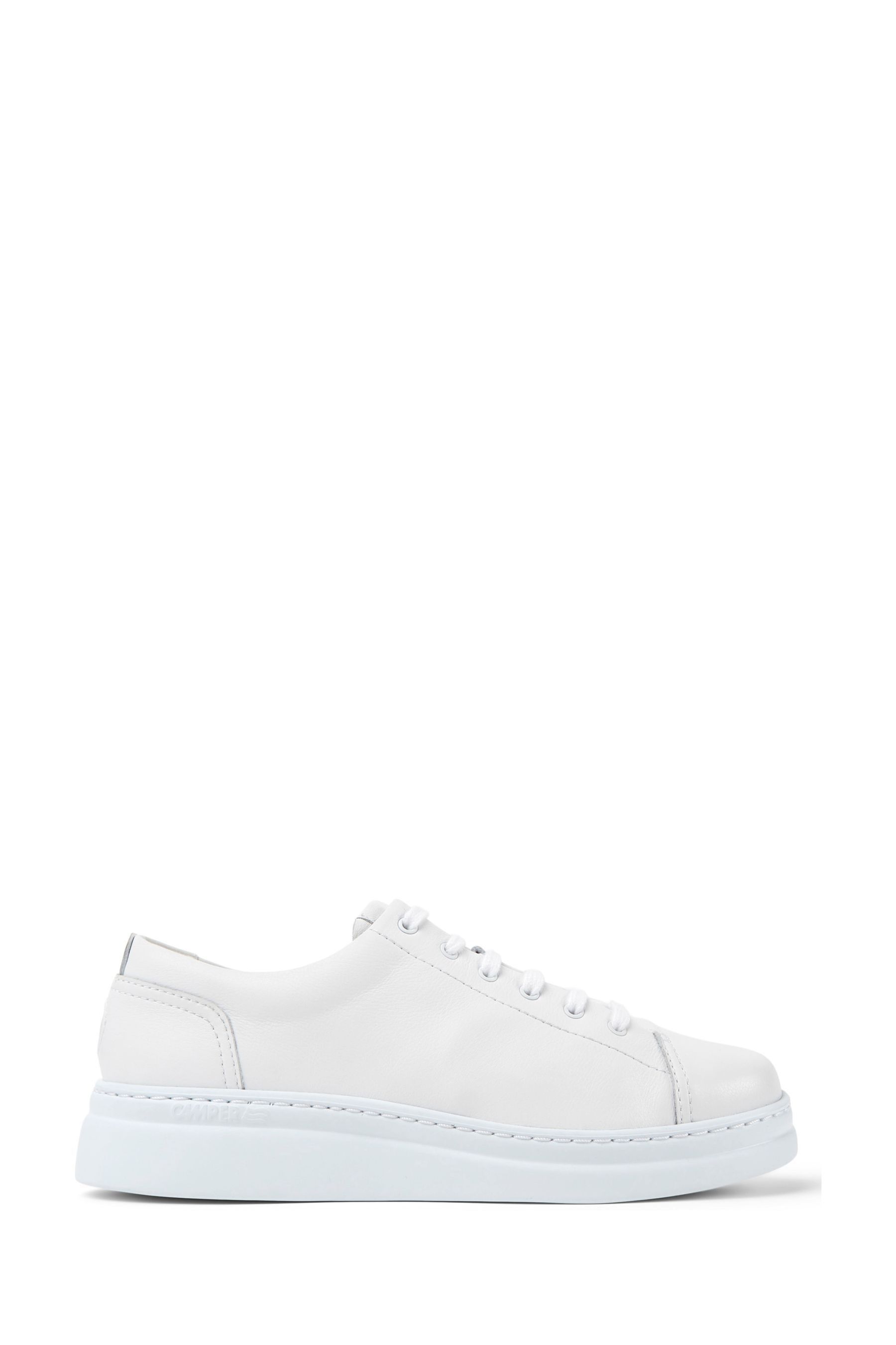 Female top white sneakers