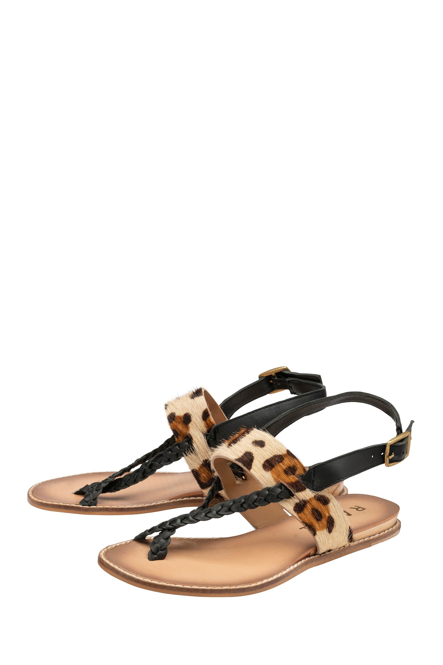 Ravel leopard discount print sandals