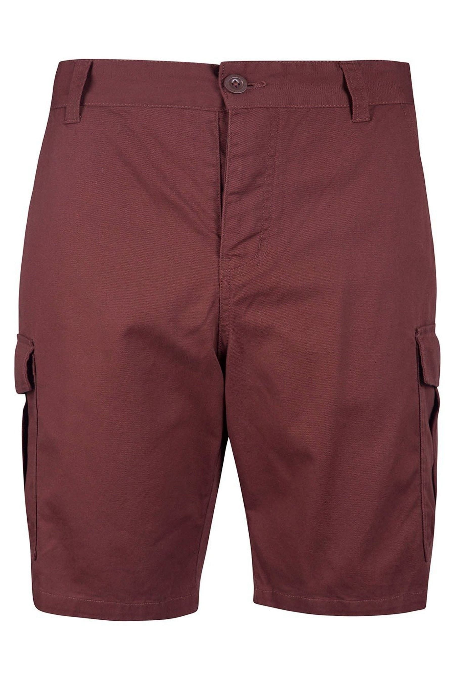 Mens burgundy cheap cargo shorts