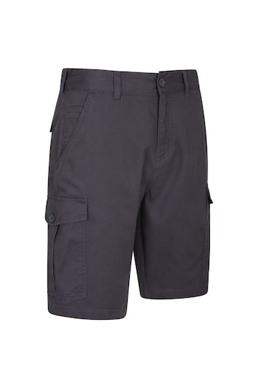 Mountain Warehouse Black & Grey Lakeside Mens Cargo Shorts
