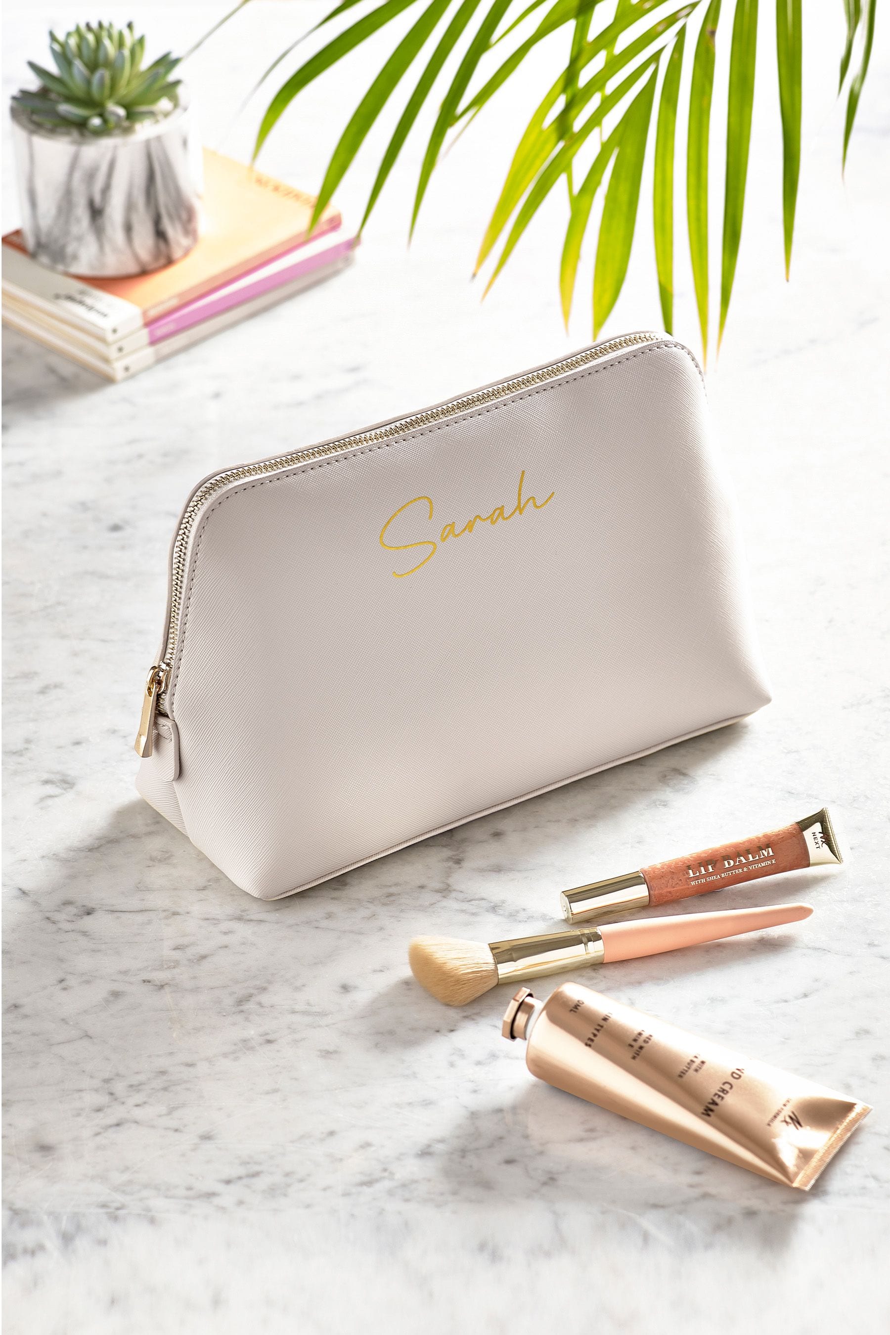 Personalised large makeup bag sales