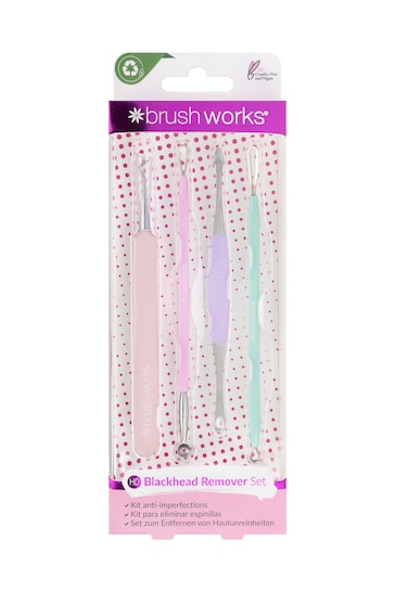 Brush Works HD Pastel Blackhead & Blemish Remover Set