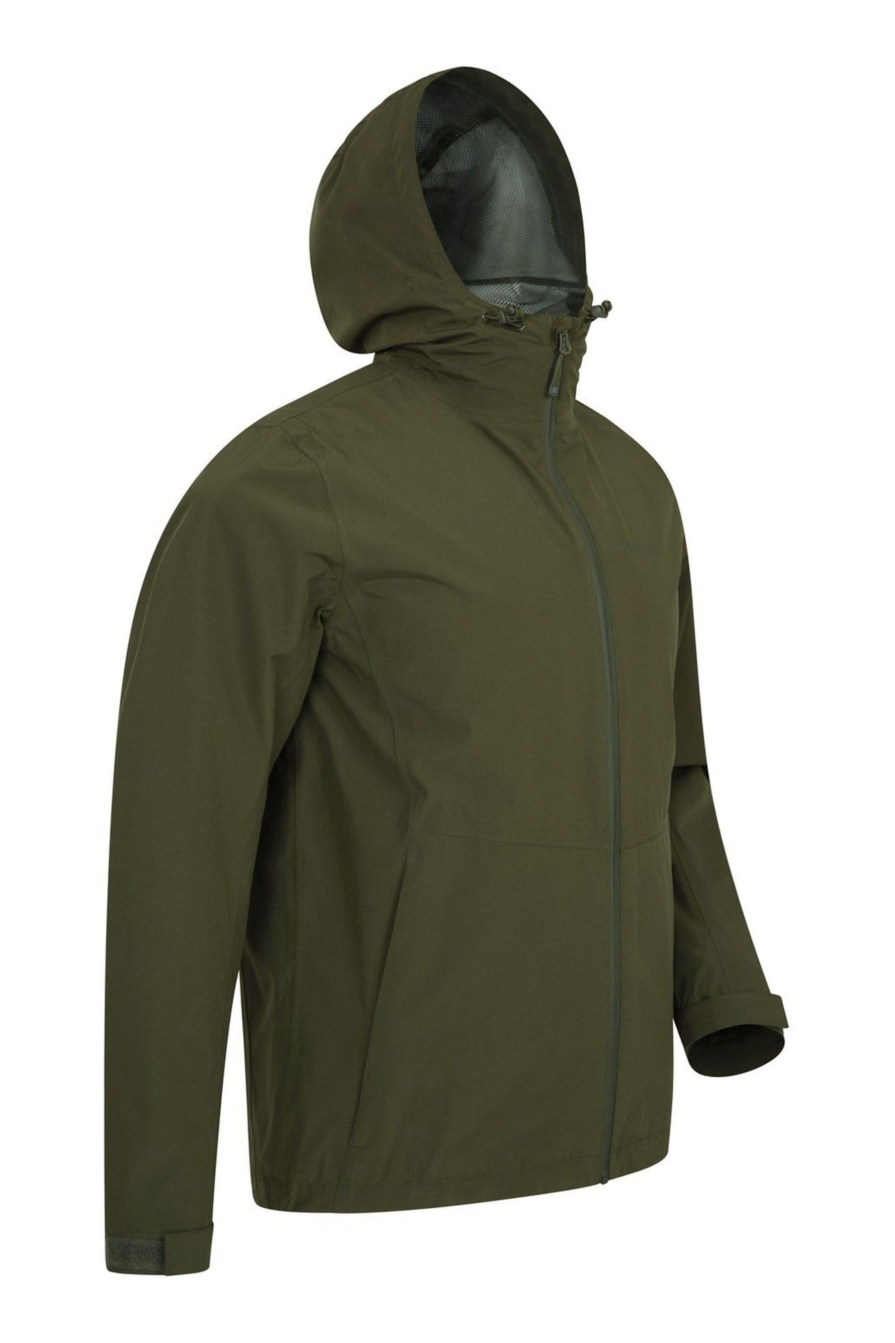 Mens green top outdoor jacket