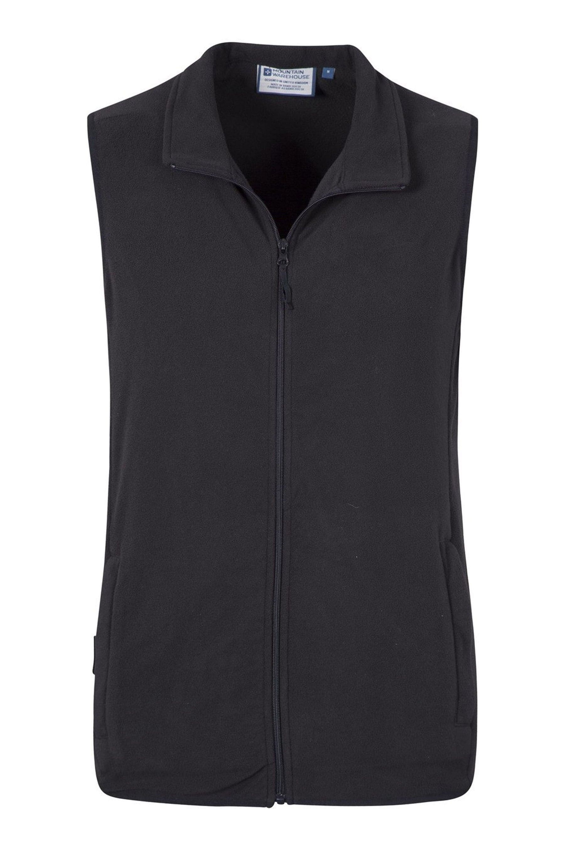 Mountain Warehouse Black Alder Mens Micro Fleece Gilet