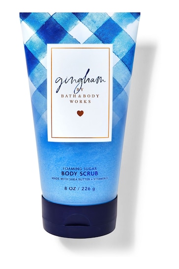 Bath & Body Works Gingham Foaming Sugar Body Scrub 8 oz / 226 g