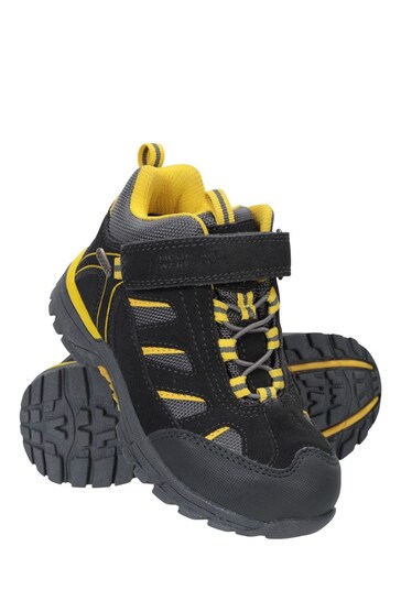 Mountain Warehouse BlackGrey Drift Junior Waterproof Walking Boots