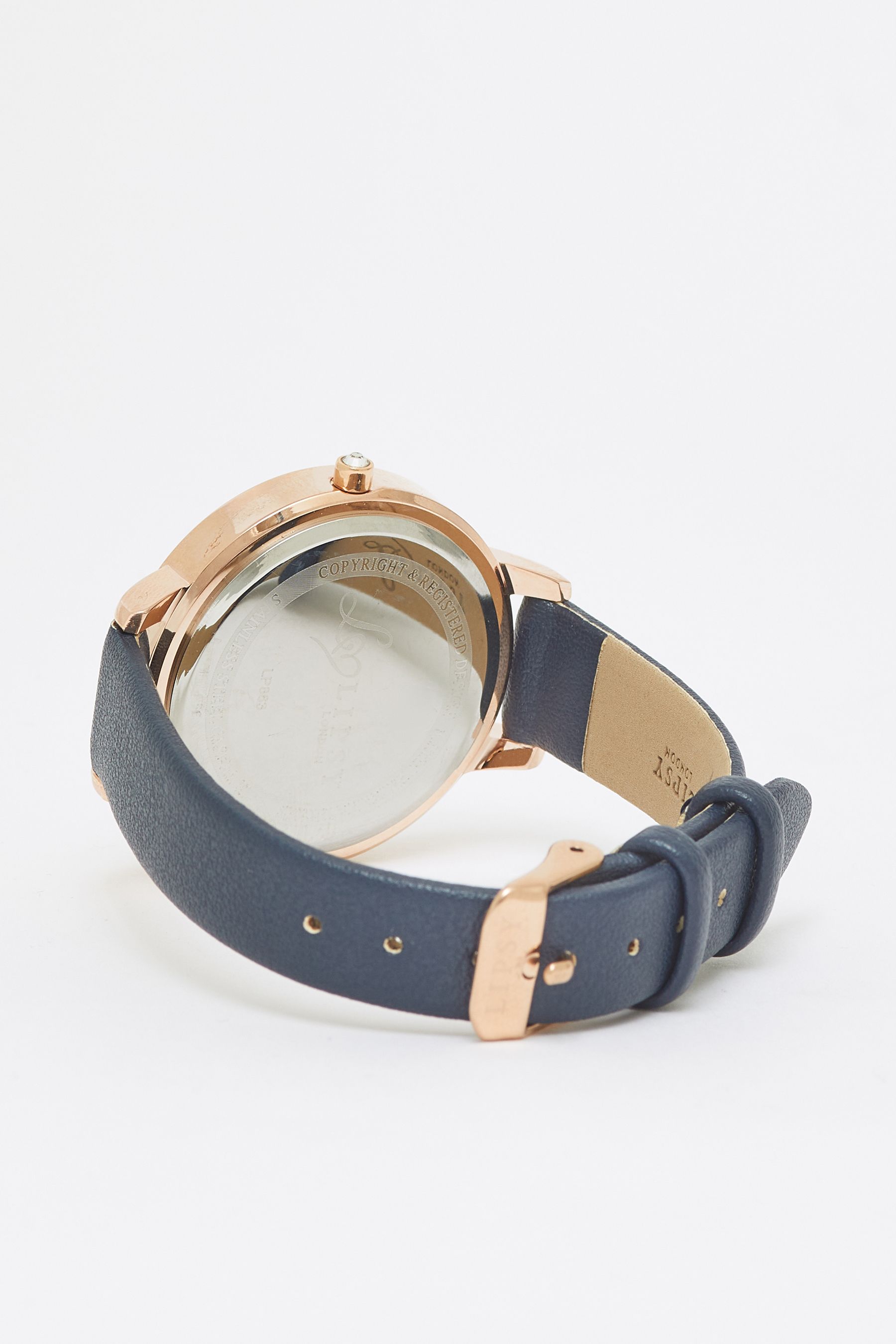 Lipsy floral leather on sale strap watch